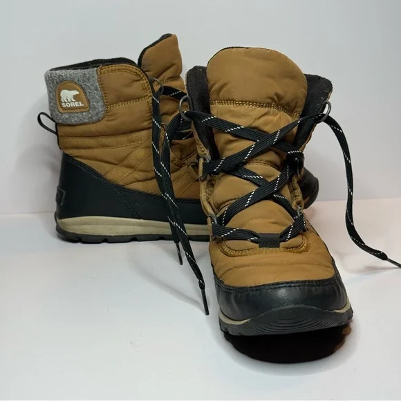 Sorel Tan and Black Winter Boots - Picture 3 of 9